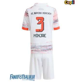 Bayern Munich Kim Min-jae #3 Echipament de Fotbal Replică 2025-26 Copii Deplasare (+ Șorturi)